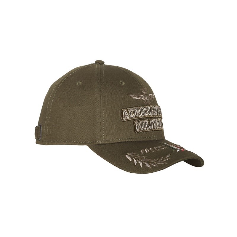 

Бейсболка Man Aeronautica Militare HA1104 Green Tricolor Arrows New, Зеленый