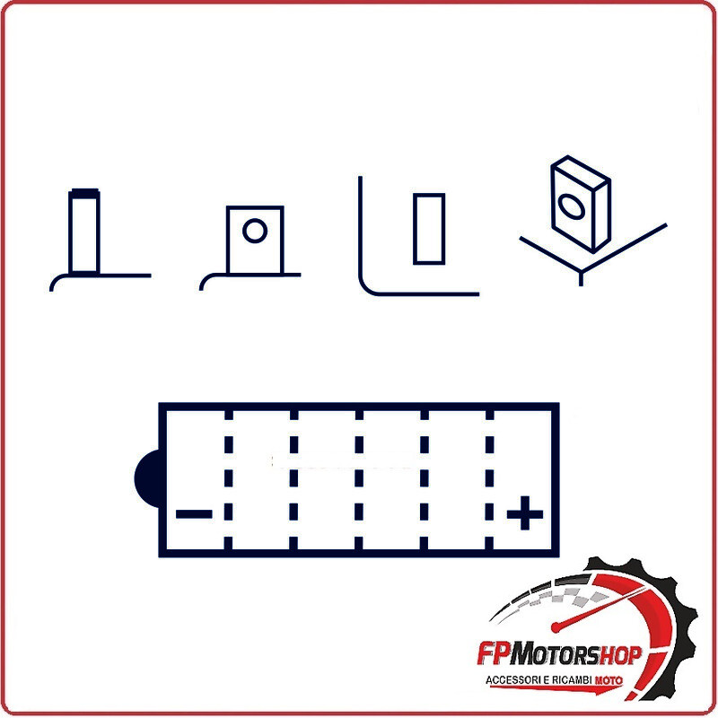 BATTERIA PER MOTO MARELLI MO60-N30L-A-HD-SM Y60-N30L-A