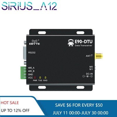 RJ45 Ethernet Modbus 433MHz 30dBm FullDuplex Remote Communicator Radio IoT