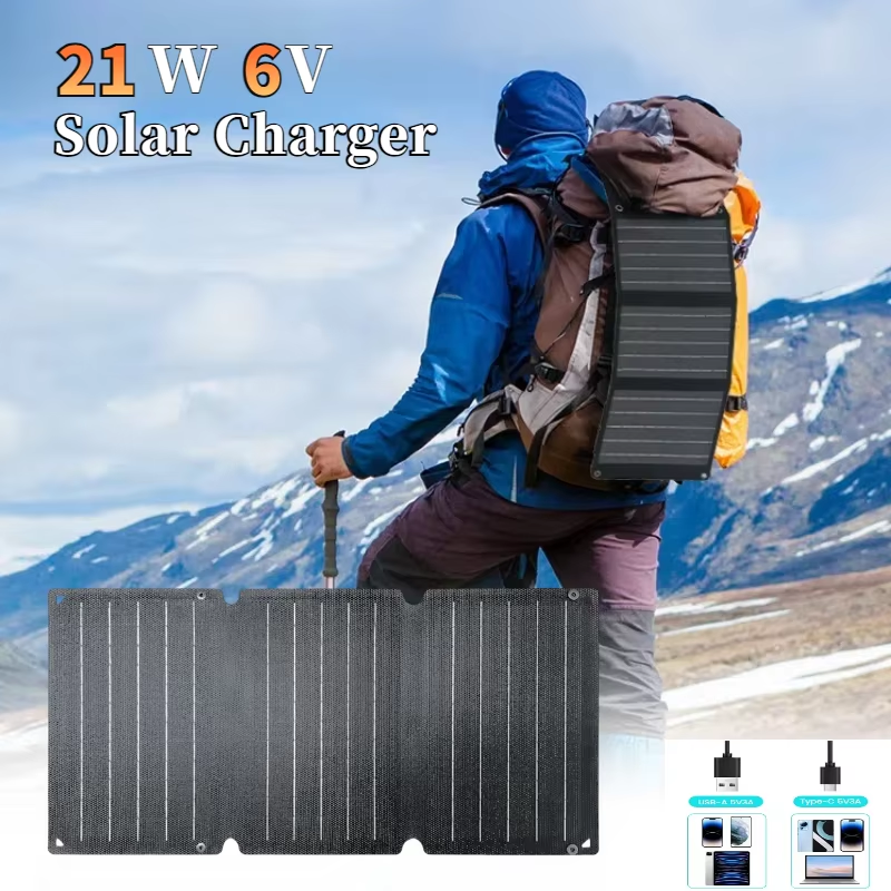 ETFE 21W 36W 54W Solar Panel 22% high efficiency photoelectric conversion effici