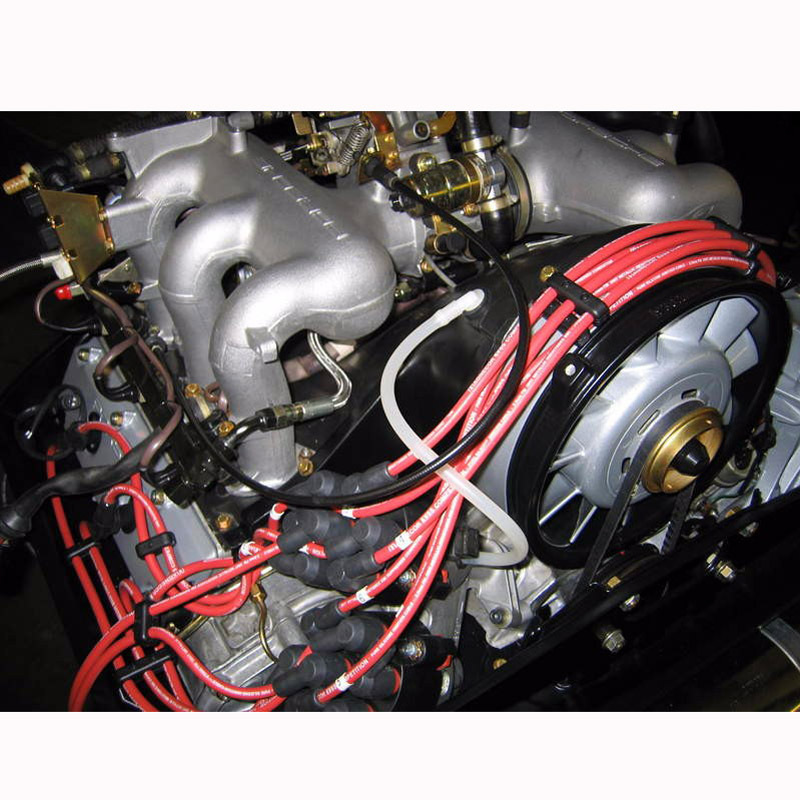 Black 12pcs Spark Plug Wire Separator 8mm 9mm 10mm Engine Wire Divider