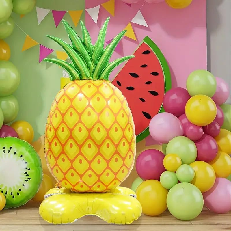 Extra Large 61-Inch Pineapple Shape Foil Balloon - Ideal for Hawaiian Weddings,