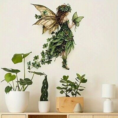 Forest fairy butterfly wall sticker, modern vinyl self adhesive decor