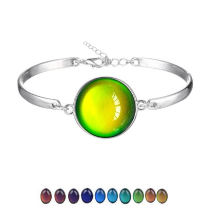 Temperature Sensitive Color Changing Mood Hand Bracelets Women's Jewelry Gifts