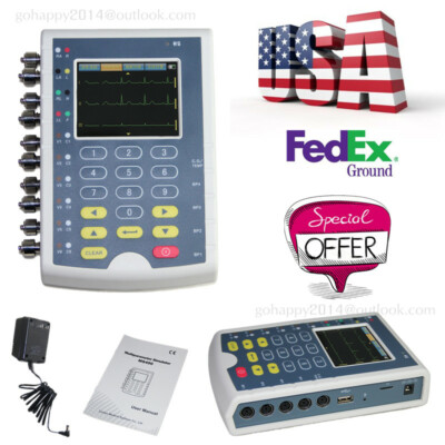 USA Portable MS400 ECG,IBP,TEMP,RESP Patient Simulator 35 Kinds of Arrhythmia
