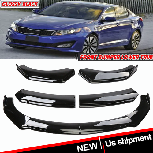 Lip Spoiler Splitter Body Kit Glossy Black