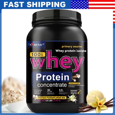 Whey Protein Concentrate Vanilla Flavor 5LBS - WPC Grass-Fed - Muscle Health