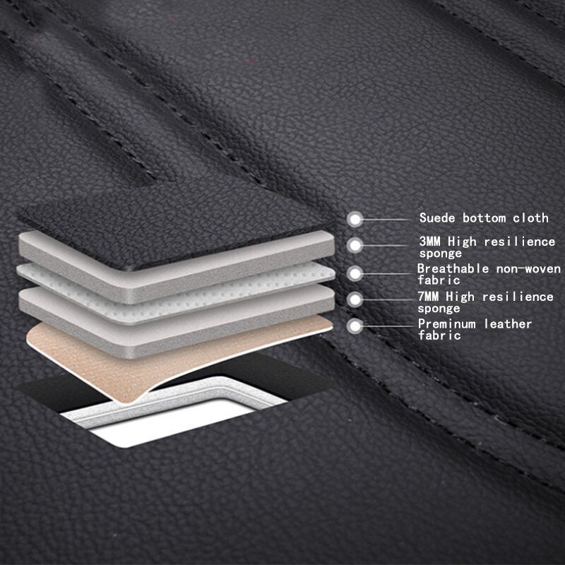 For Acura TLX RDX MDX ILX TSX ZDX Car Seat Cover 5 Seat Full Set Leather Cushion