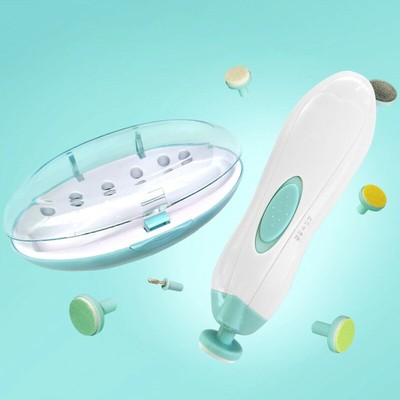 Baby Kid Nail Trimmer Nail Buffer Electric Pedicure Nail Polishing Tool 4Colors