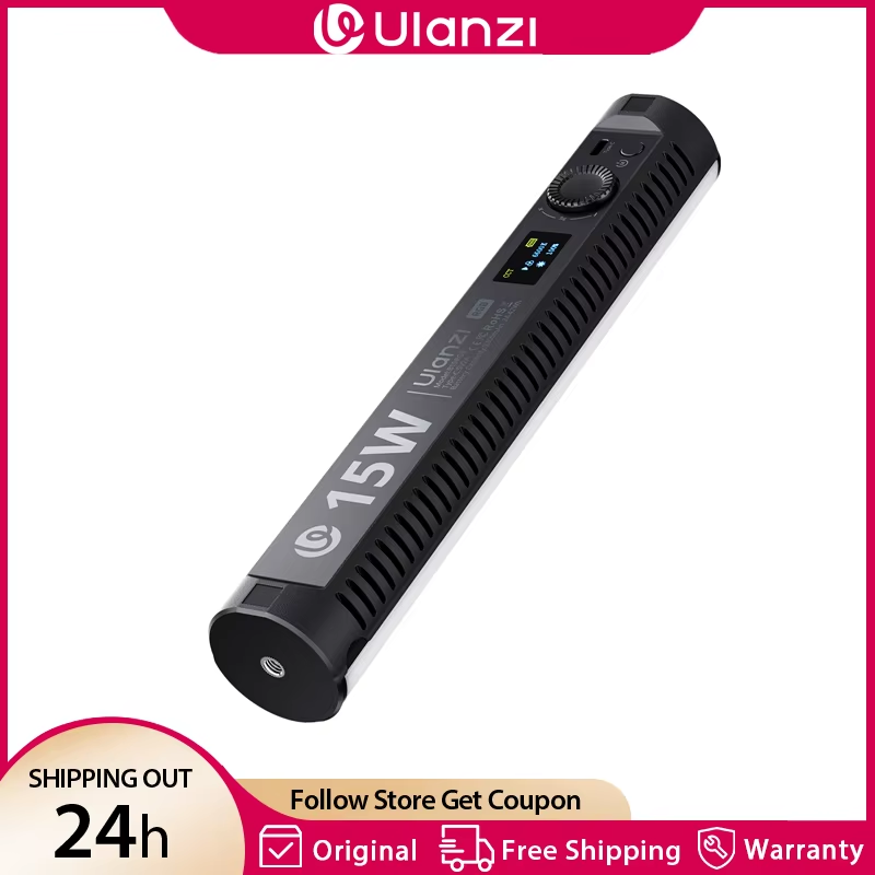 B15RGB 15W Magnetic Tube Light Handheld Led Stick Light 1800-9000K CCT 3300mAh f