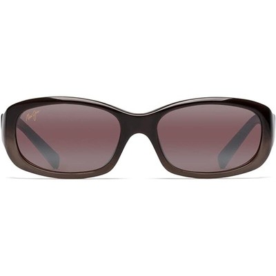 Pre-owned Maui Jim Women's Polarized Rectangular Sunglasses Small In Brown