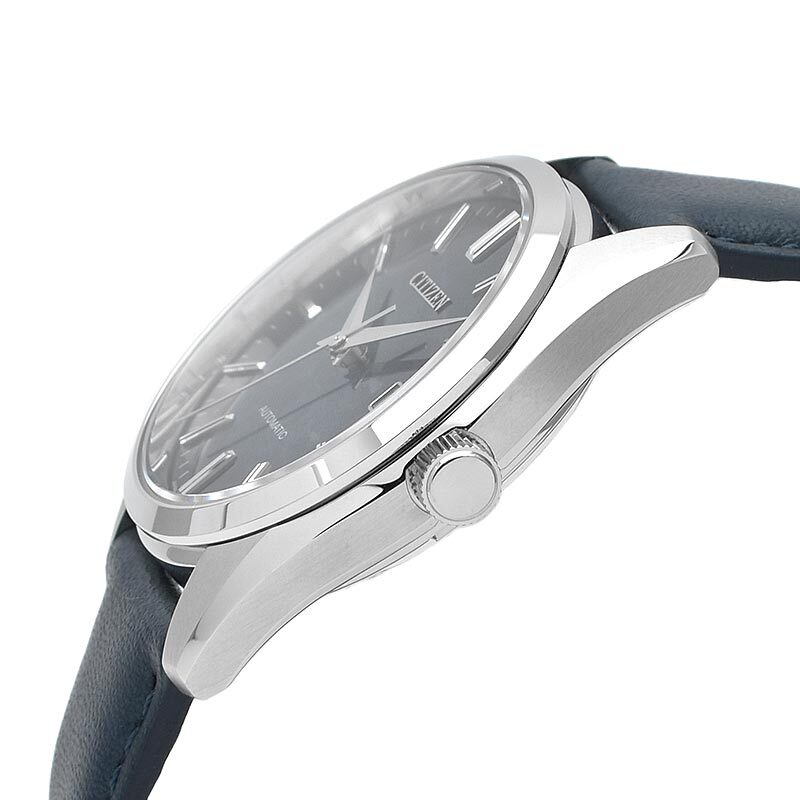 Pre-owned Citizen Collection Nb1060-12l Blue Lacquer Dial Mechanical Automatic Watch Men's