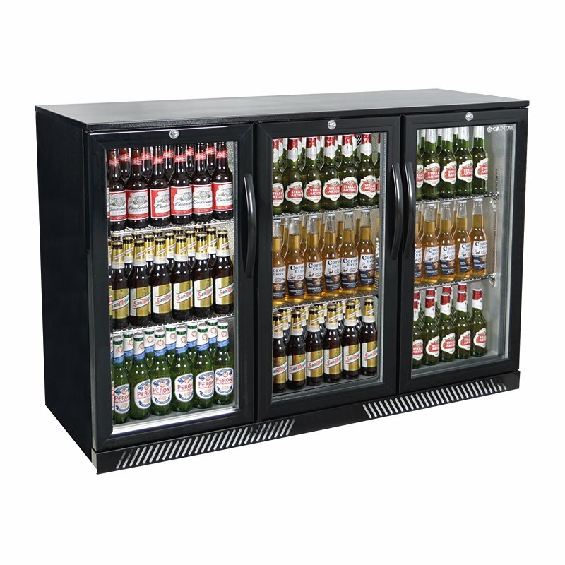 Primo 3 Triple Door Back Bar Bottle Cooler brand new (PREM3 ECOCOOL