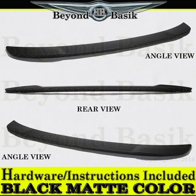 For 2011-22 2023 Dodge Charger PAINTED MATTE BLACK Factory HELLCAT Style Spoiler