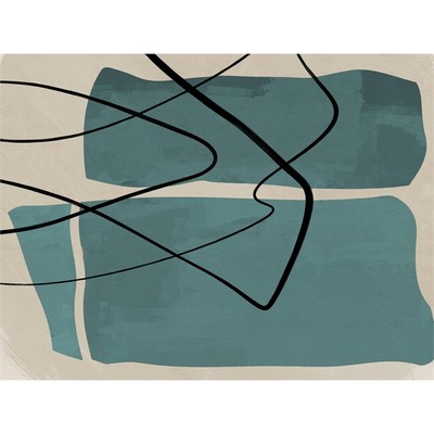 Giant Art 72x54 Different Strokes I Fine Art Giant Canvas Print in Multi-Color