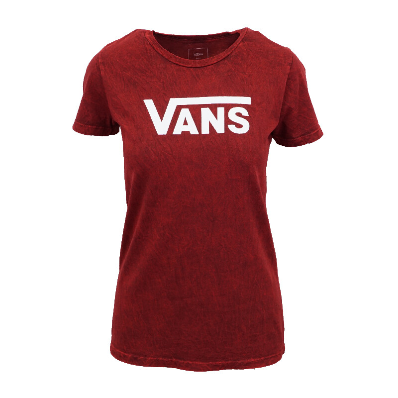 

ЖЕНСКАЯ ФУТБОЛКА VANS С ЛОГОТИПОМ MINERAL WASH, Mineral wash red