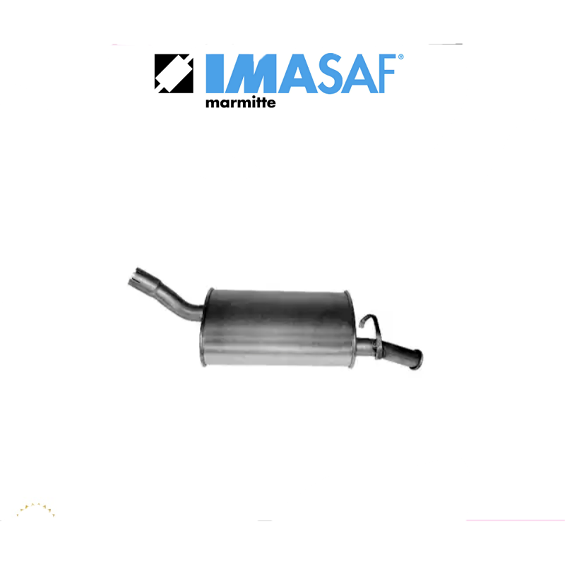 163307 Silenziatore posteriore adatto a Lancia Y10 (MARCA-IMASAF).