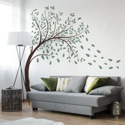 Large Tree Wall Stickers Decals PVC Home Decor for Living Room Bedroom New