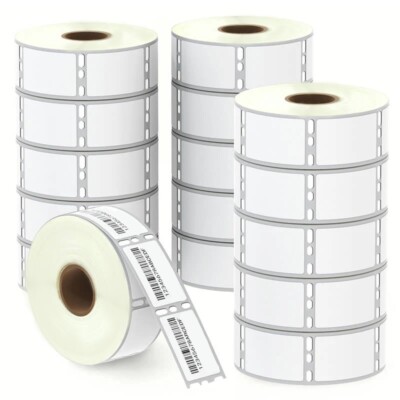 NEW 1 Roll DYMO 30347 Book Spine Labels 1'' x 1-1/2'' Wireless Printer 400 450 4XL