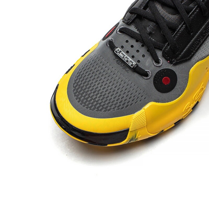 Pre-owned Li-ning Way Of Wade 10｜caution｜men's Competition Basketball Shoes Abas115-10 In Yellow