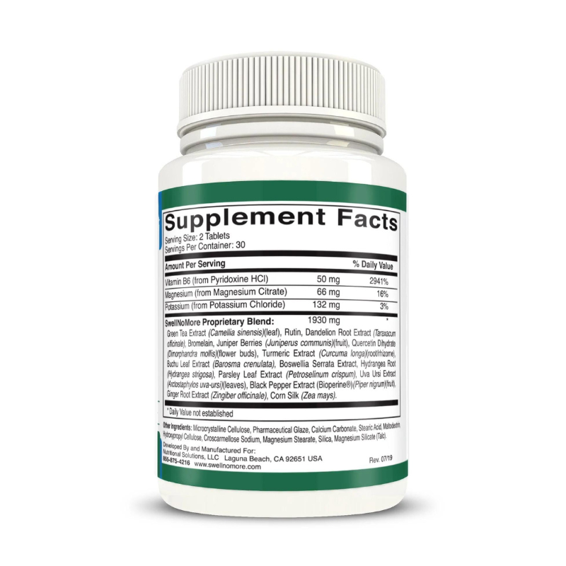 Swell No More Reduces Puffy Eyes Swollen Feet Legs Ankles Edema Swelling 