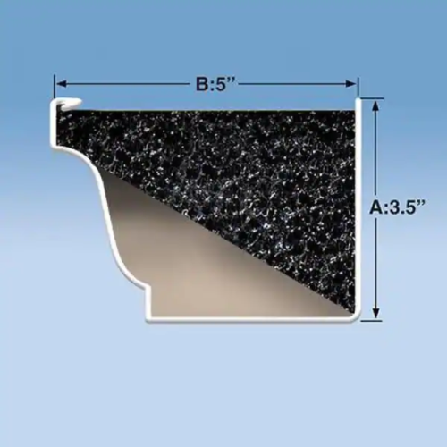 EZ 4 ft. Foam Filter Plastic Gutter Guard for 5 in. K-Style (36-Pack) EZ 4 ft. Foam Filter Plastic Gutter Guard for 5 in. K-Style (36-Pack)