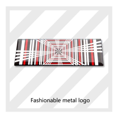 Metal PLAID logos, decorative accessories suitable for Tesla Model 3 Y S X car