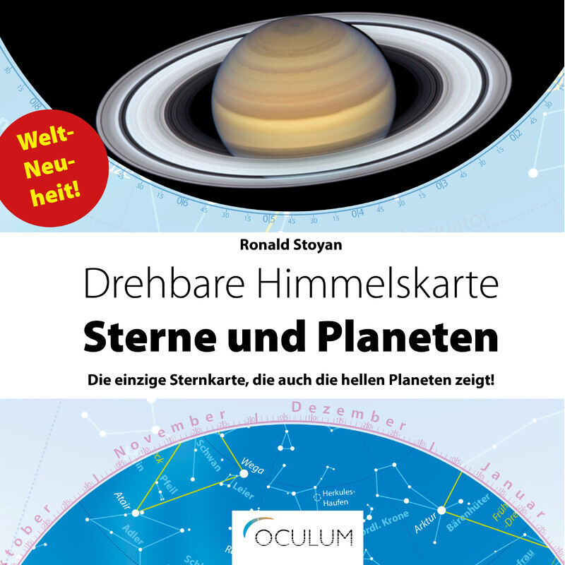 Oculum Verlag Sternkarte Drehbare Himmelskarte Sterne Und Planeten 30cm