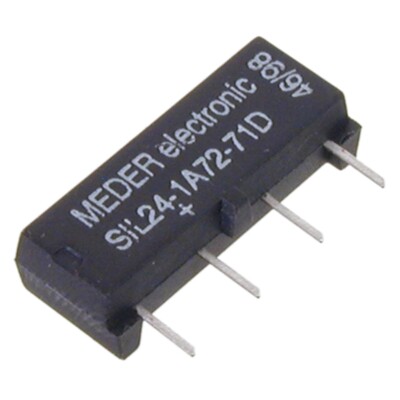 SIL241-A7271D SIL-Reed-Relais 24V= 1xEIN 2 kOhm mit Diode parallel MEDER SIA24D