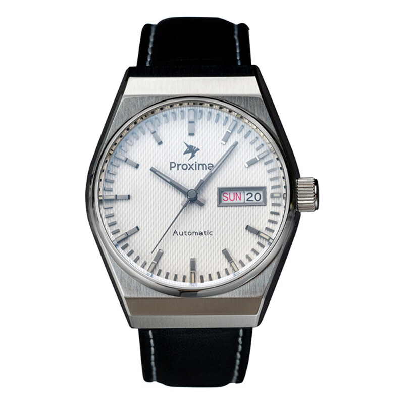 Pre-owned Proxima Men Automatic Watch 38mm Luxury Mechanical Wristwatch 200m Luminous Nh36