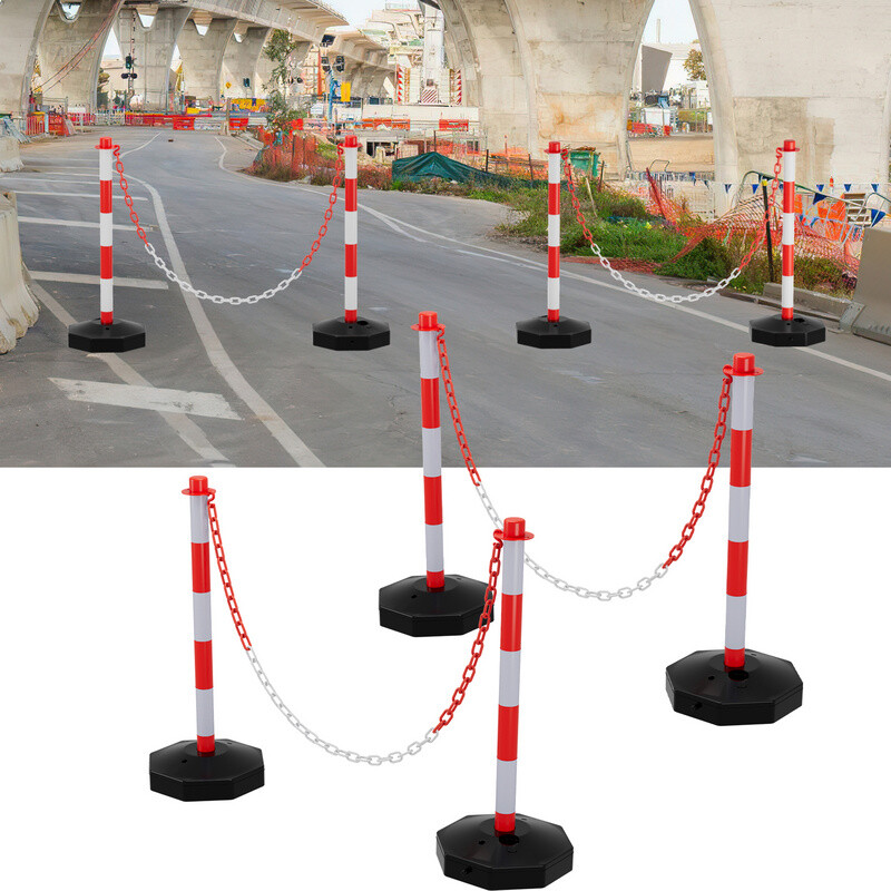 Absperrpfosten Leitzylinder Kettenpfosten Parkplatz Flexibel Absperrung