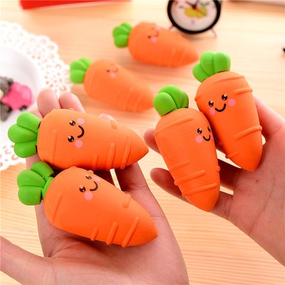 Cartoon Cute Carrot Eraser