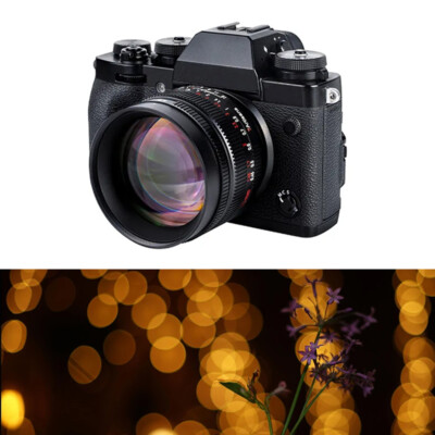 50mm F0.95 APS-C Large Aperture Prime Lens For Canon EF-M RF Sony E Fuji X Mount