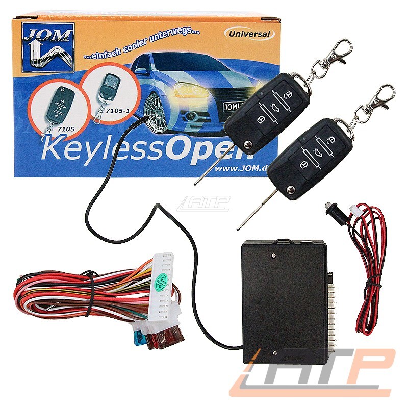 Jom FunkschlÃSsel Fernbedienung KlappschlÃSsel Universal TÃR Schloss Keyless