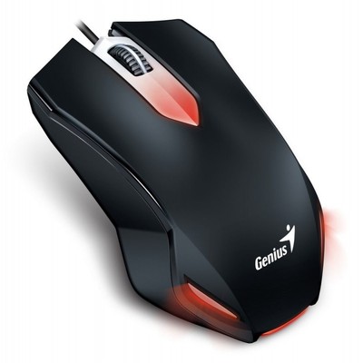 GENIUS X-G200 USB Gaming Mouse Black 1000dpi 3 Buttons Ambidexterous - (F03)
