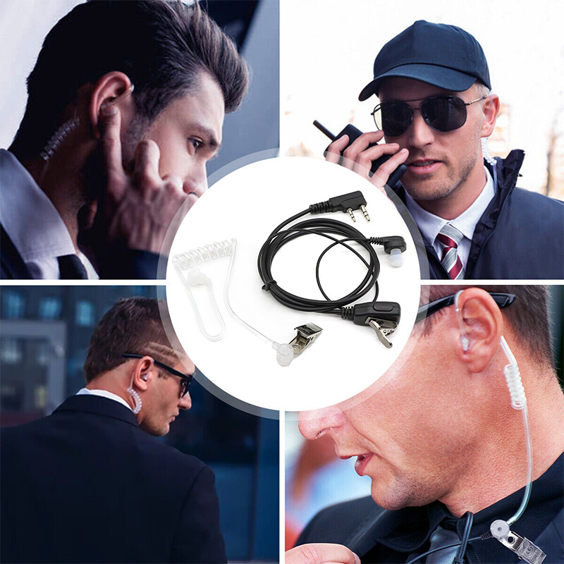 10PCS Walkie Talkie Headset Mic PTT Earpiece for BAOFENG/BAOJIE/WEIERWEI Radio