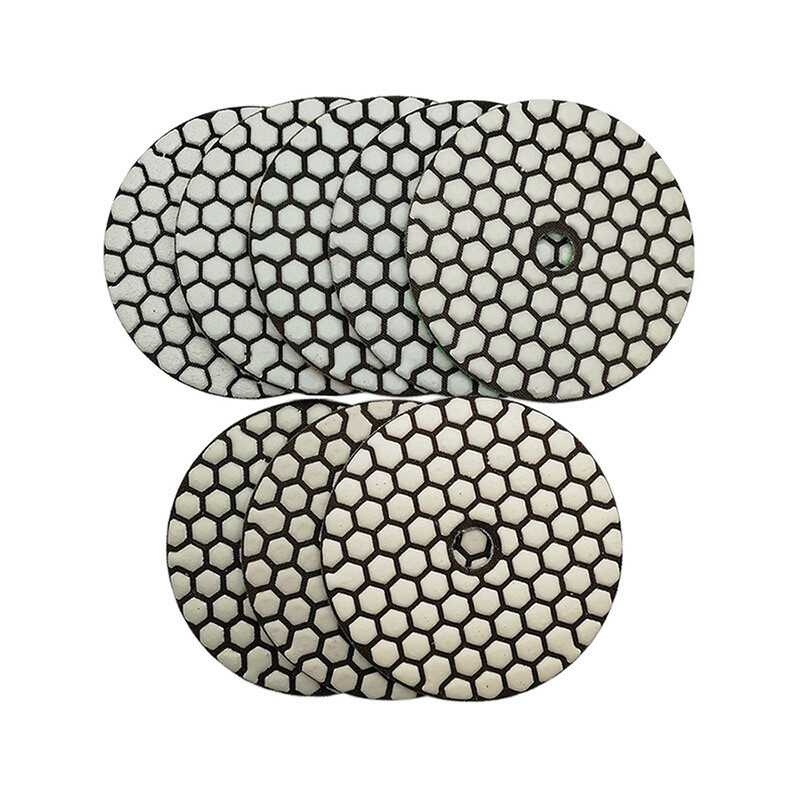 Dry Diamond Polishing Pads Sanding Disc  4"/100mm for Stones 7pcs /set Granite