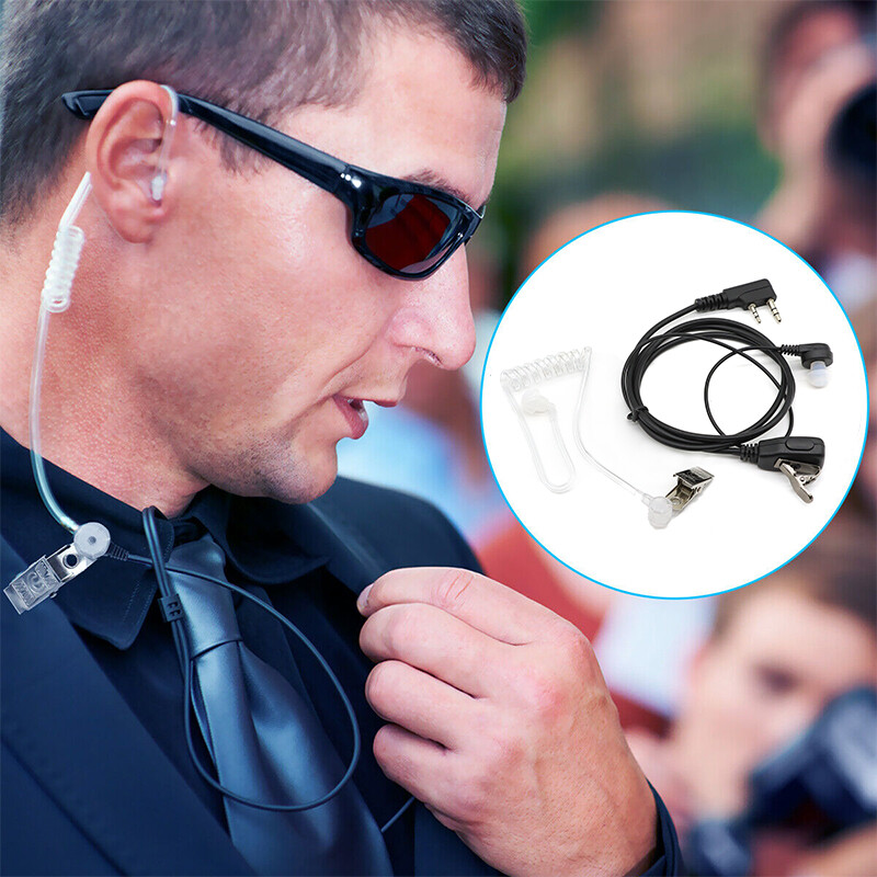 10PCS Walkie Talkie Headset Mic PTT Earpiece for BAOFENG/BAOJIE/WEIERWEI Radio