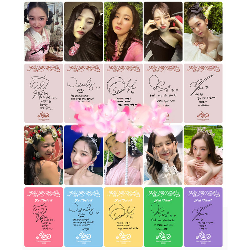 Kpop Red Velvet Feel My Rhythm Album Photo Card Self Made