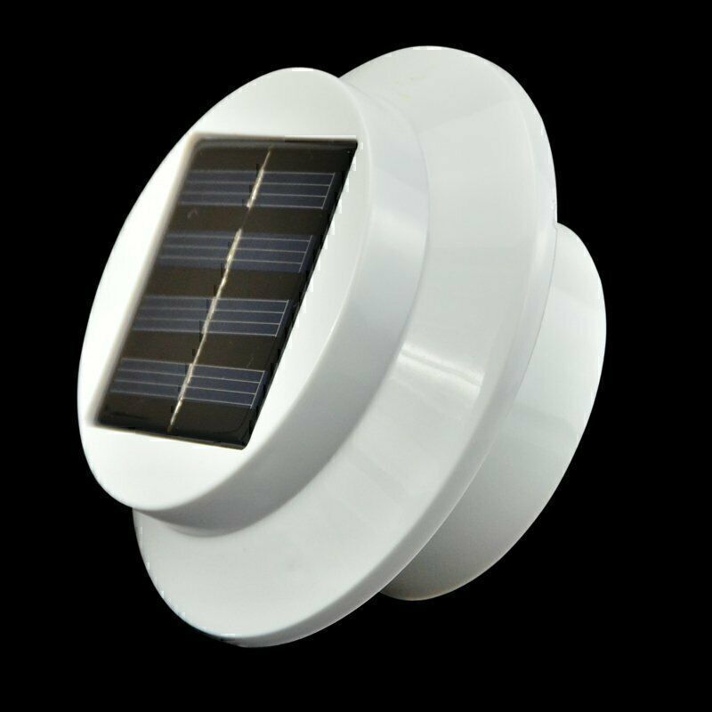 Waterproof Solar Power LED Outdoor Gutter Fence Wall Lights Pathway Deck Doorway