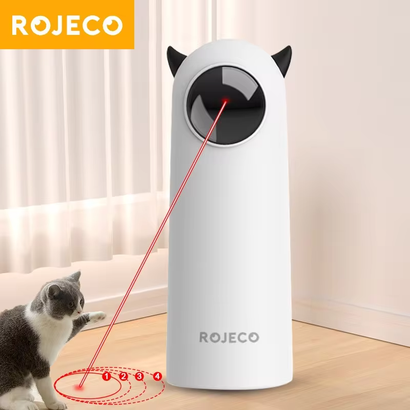 Automatic Cat Toys Interactive Smart Teasing Pet LED Laser Indoor Cat Toy Access