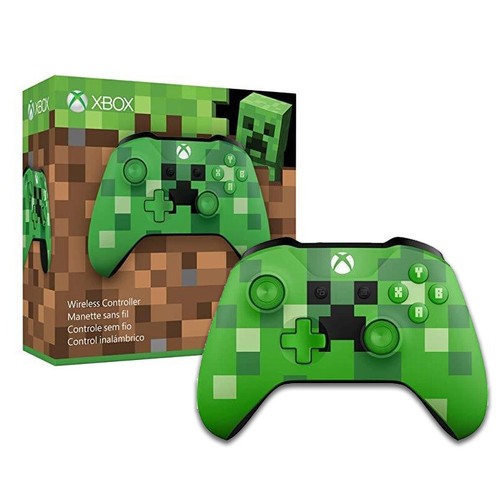 Xbox ワイヤレス コントローラー　Creeper &バッテリー&レシーバー Microsoft Xbox One Minecraft Creeper Edition Wireless