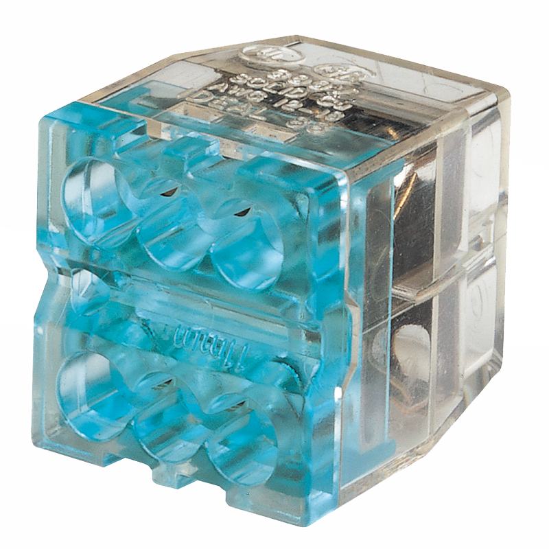 Ideal 30088J InSure PushIn Wire Connector, Model 88, 6Port Stacked