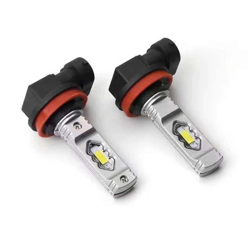 2 H11 Lampadine LED 15W 9-32V Coppia Faro moto Auto 6000 6500K awe