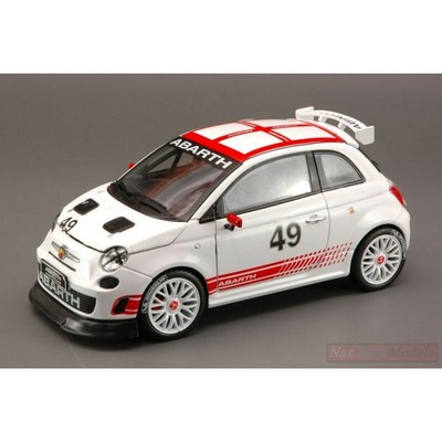 BURAGO BU28101 FIAT 500 ABARTH ASSETTO CORSE 1:24 MODELLINO DIE CAST MODEL compa