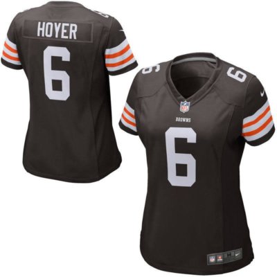 Women's Cleveland Browns Historic Logo Brian Hoyer #6 Nike NFL Game Jersey NWT