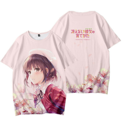 Anime T-shirt Saekano: How to Raise a Boring Girlfriend Megumi Kato Tee Shirt