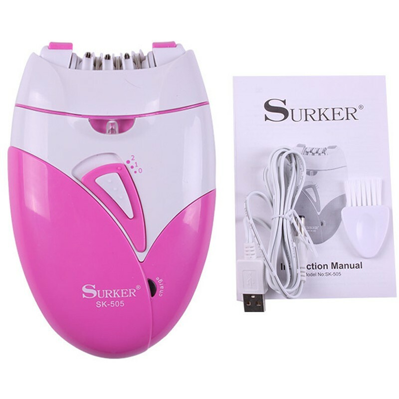 Epilatore Depilatore Rasoio Elettrico Donna Ricaricabile Usb Sk-505 cir