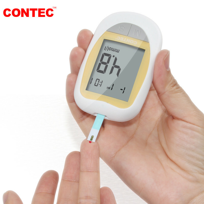 Contec Digital Blood Glucose Meter LCD Glucose Sugar ...