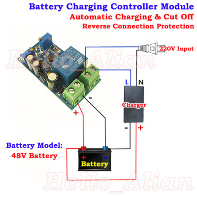 Battery BMS Automatic Charger Charging Switch Controller Module Protection Board